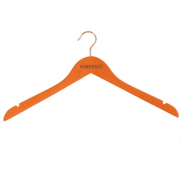 [Z456ORR] Cintre bois Portwest pour veste - Orange