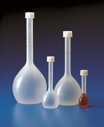 VOLUMETRIC FLASKS WITH SCREW CAP PP