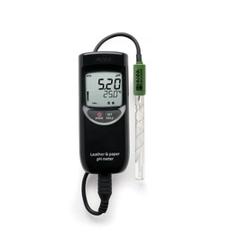 [144HI99171] Leather and Paper pH/°C Meter