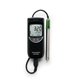 [144HI99131] pH/°C-mètre étanche pour bains de galvanisation