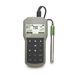 [144HI98190] Professional Waterproof pH/ORP Meter, 0,001 pH, calibration 5 points, Calibration Check, port USB