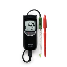 [144HI99121] Waterproof pH &amp; temperature meter for direct measurement in soil