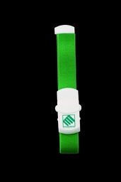 [108045050] Tourniquets for adults with safety closure system, green colour - box of 200