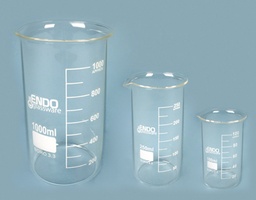 Beaker tall form with spout, borosilicate glass ECO