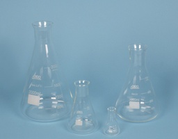 Erlenmeyer flask ECO narrow neck, straight ISO, borosilicate glass