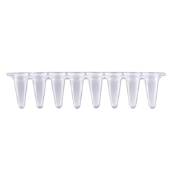 Barrettes de 8 tubes qPCR avec bouchons optiques séparés, 120/paquet 