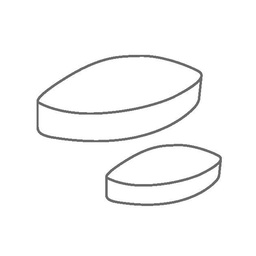 [137000219] Barreau d'agitation magnétique, ellipse, 70 x 20 mm, 5 pcs