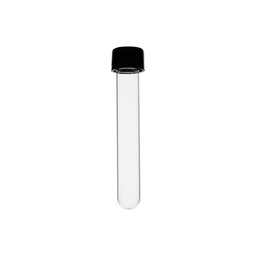 Tubes à essais en verre borosilicaté avec bouchon vissant