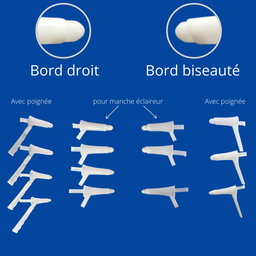 Anuscope classique bord biseauté, sans poignée, pour manche éclaireur - boîte de 25