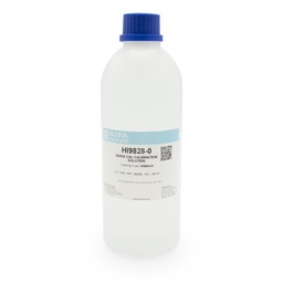 [144HI9828-25] Solution d'étalonnage rapide pour pH, EC et OD pour HI9828 et HI9829, bouteille 500 mL