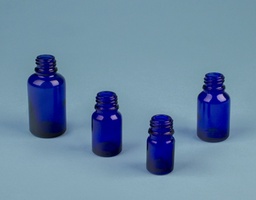 DIN18 thread bouteille bleu cobalt