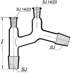 [135005988] Tête de distillation Claisen, 29/32